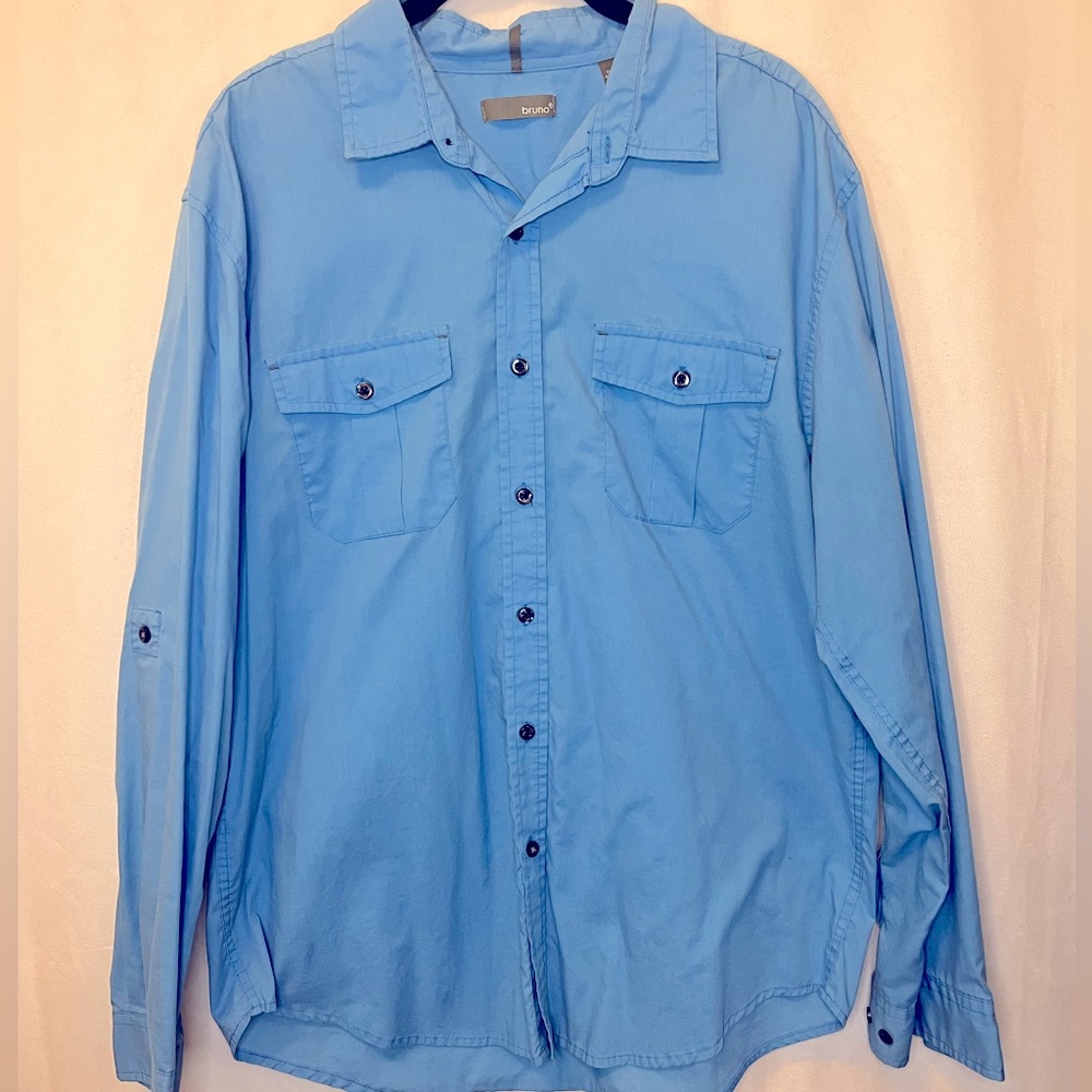 Bruno Blue Button Down